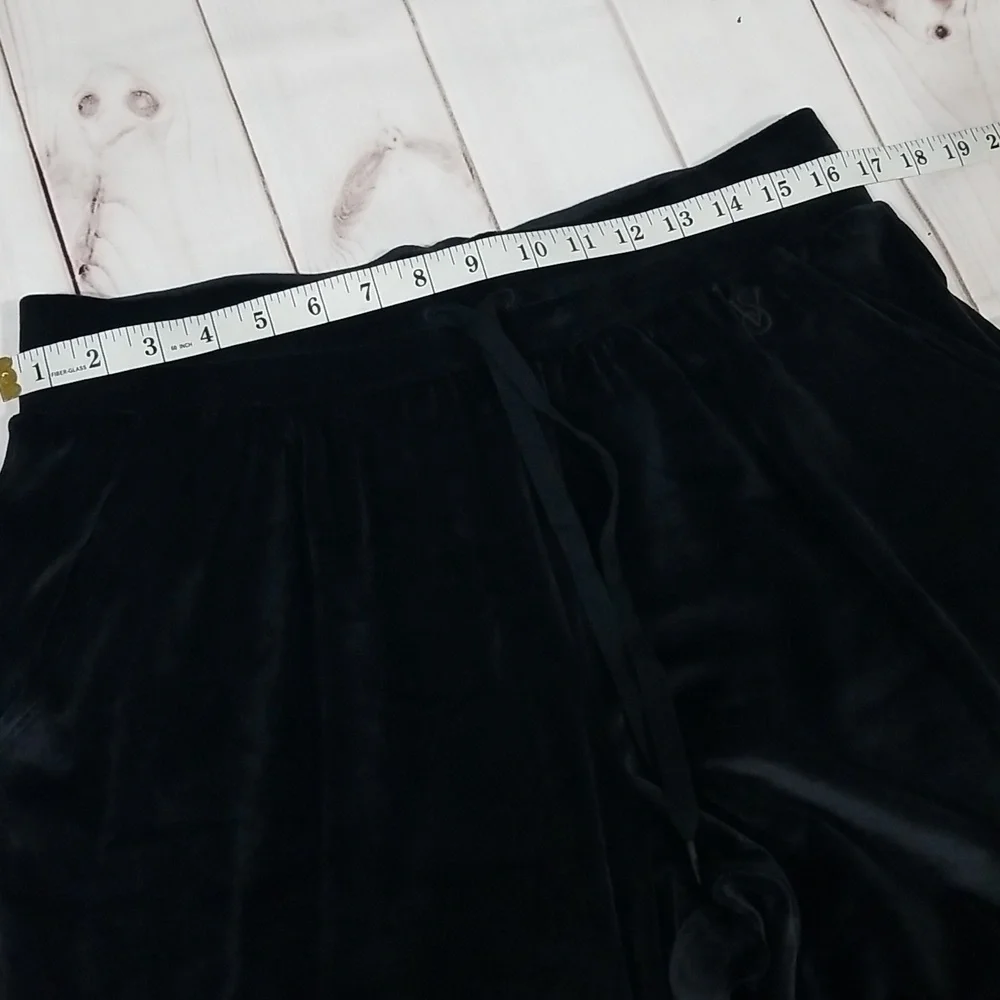 Victoria's Secret Women's Sweatpants Joggers Size L in Black Velvet - Picture 4 of 7